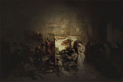 L'Atelier du peintre de Gustave Courbet