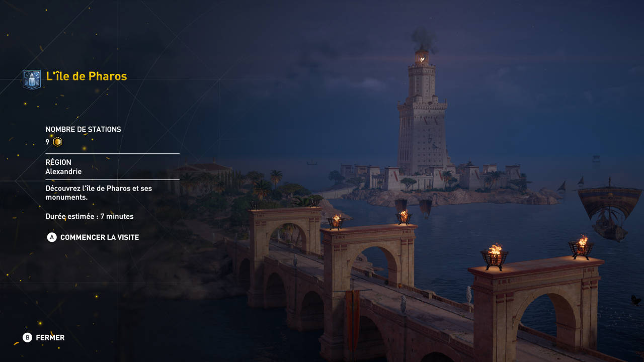 Discovery Tour d'Assassin's Creed (Ile de Pharos)